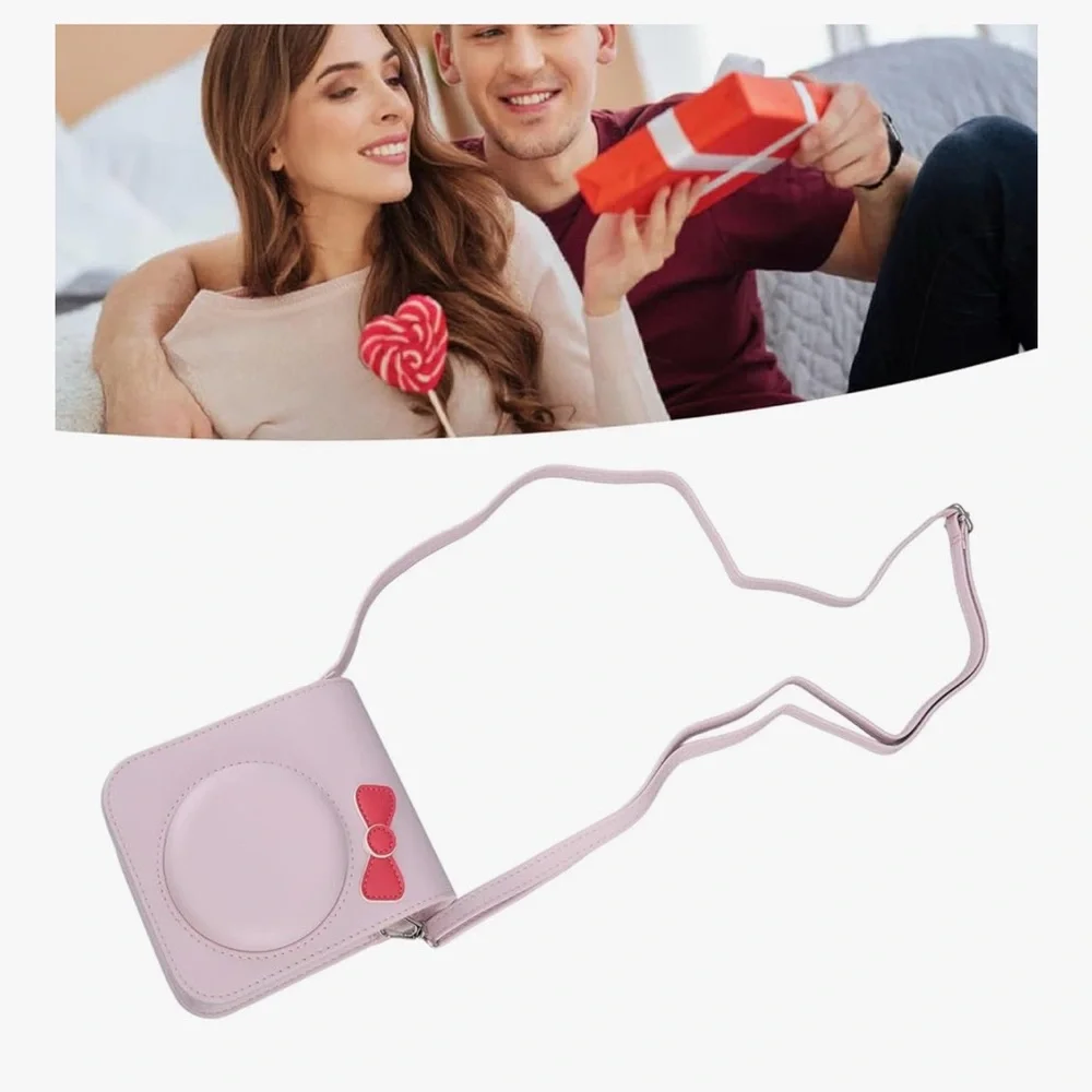 Pink Camera Bag with Red Bow for Mini 12 New